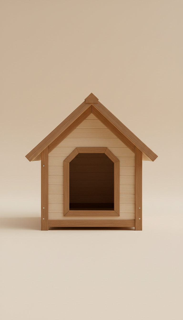 A-frame Dog House with Marine Composite
